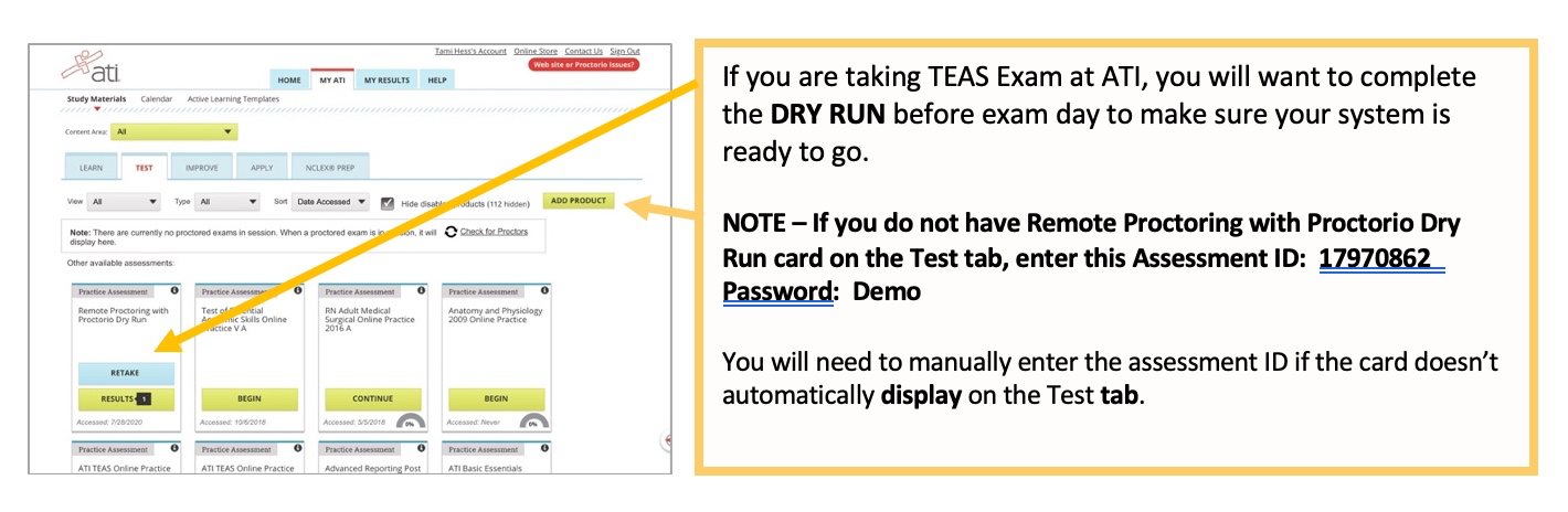 How to Create an ATI Account for TEAS at ATI Exams.